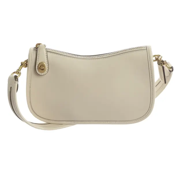 Handtasche, in Beige, Leder, Coach