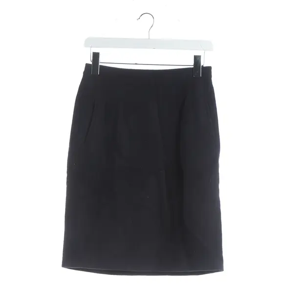 Skirt, in Navy, Wool, Windsor