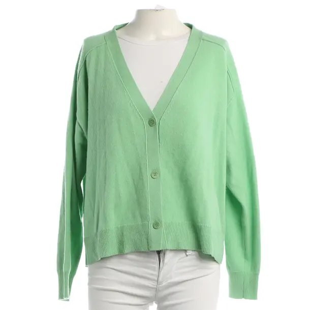 Cardigan, in Light Green, Cashmere, Hemisphere