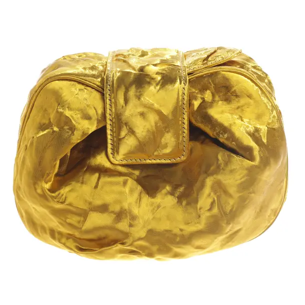 Handbag, in Gold, Other Material, Gabriela Hearst