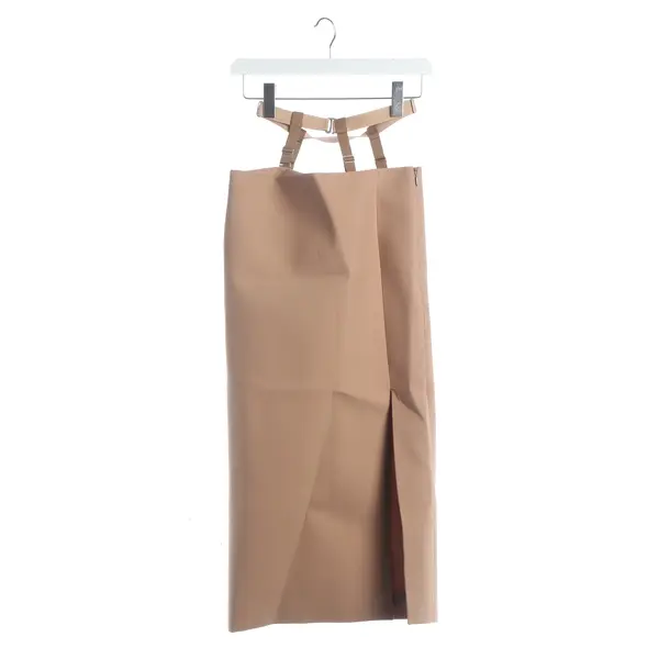 Rock, in Camel, Wolle, Mugler