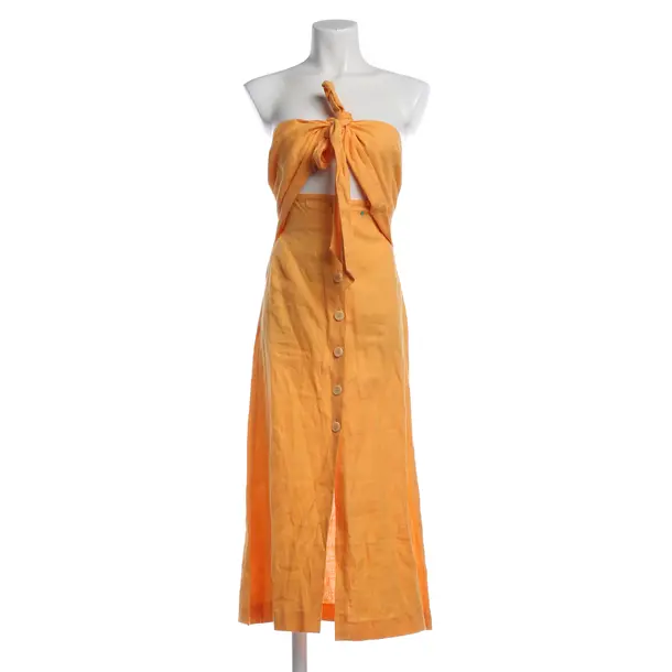 Dress, in Orange, Linen, Nanushka