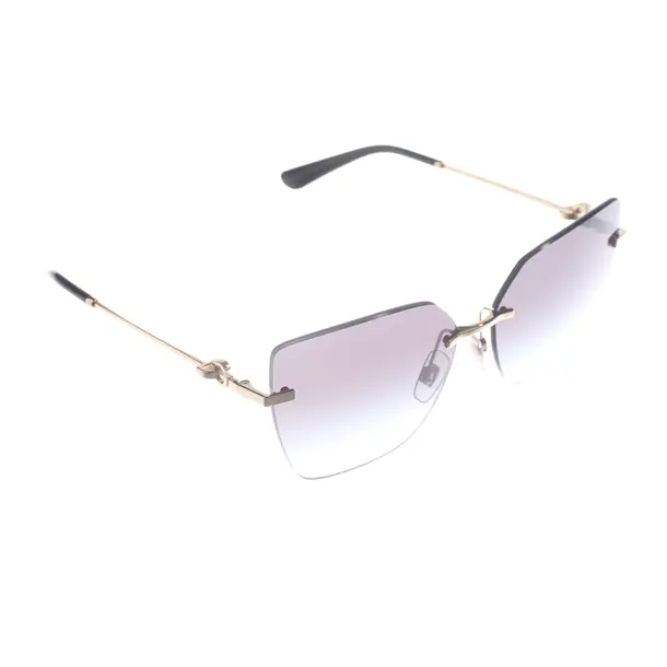 Sonnenbrille, in Gold, Kunststoff / Metall, Gucci