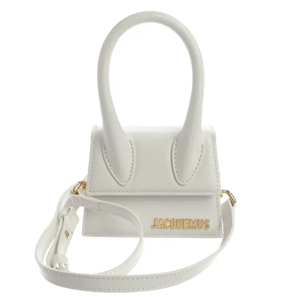 Abendtasche, in Weiß, Leder, Jacquemus