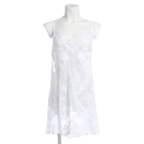Dress, in White, Cotton, Juliet Dunn