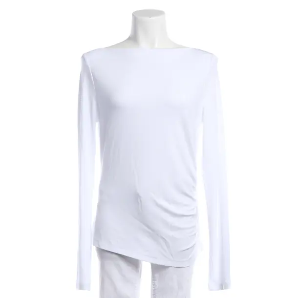 Long Sleeve Shirt, in White, Viscose, Max Mara