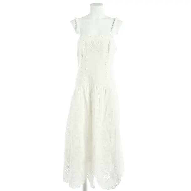Cocktail Dress, in White, Linen, Farm Rio