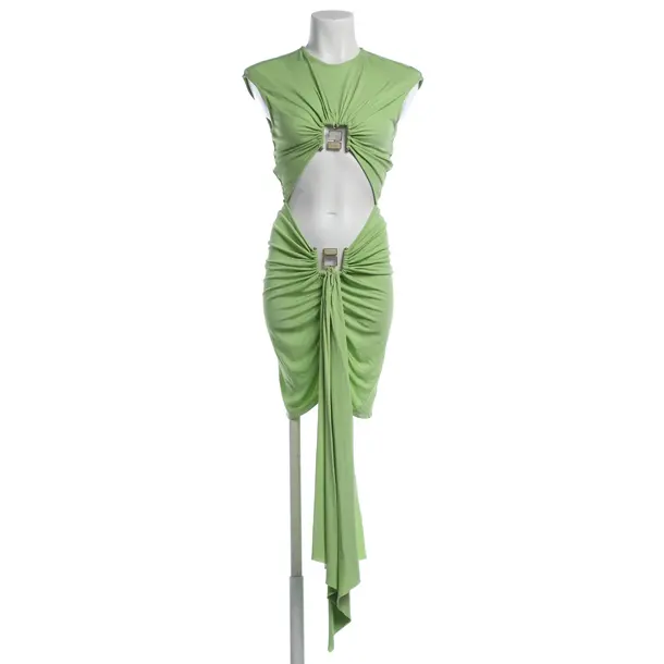 Cocktailkleid, in Hellgrün, Viskose, Christopher Esber
