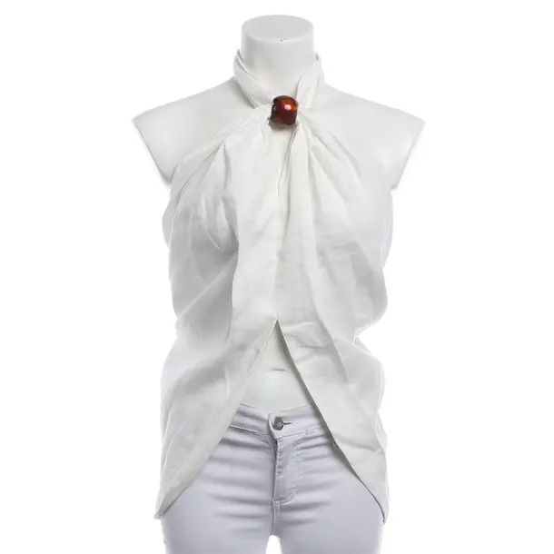 Top, in White, Linen, Faithfull