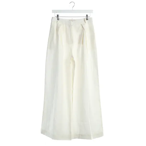 Pants, in White, Linen, Faithfull