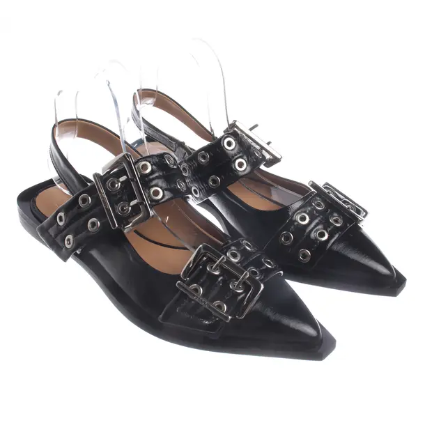 Slingbacks, in Black, Ganni