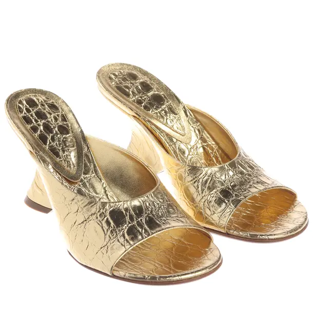 Wedges, in Gold, Dries van Noten