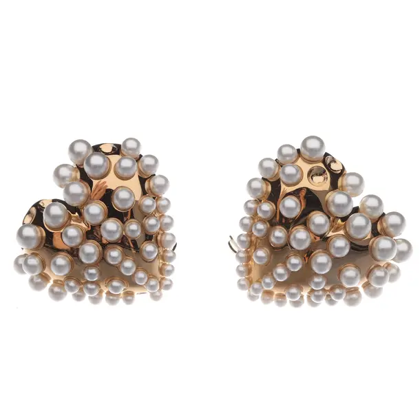 Earrings, in Gold, Metal (metallic, metallized), Oscar de la Renta