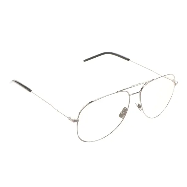 Sunglasses, in Silver, Synthetic / Metal, Saint Laurent