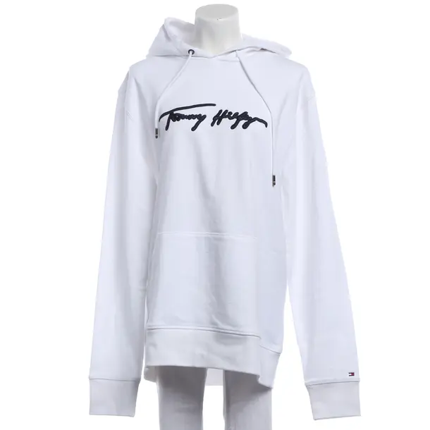 Felpa con cappuccio, in Bianco, Cotone, Tommy Hilfiger