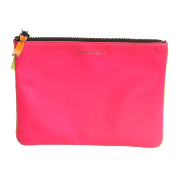Pochette, in Neon Pink, Leather, Comme des Garcons