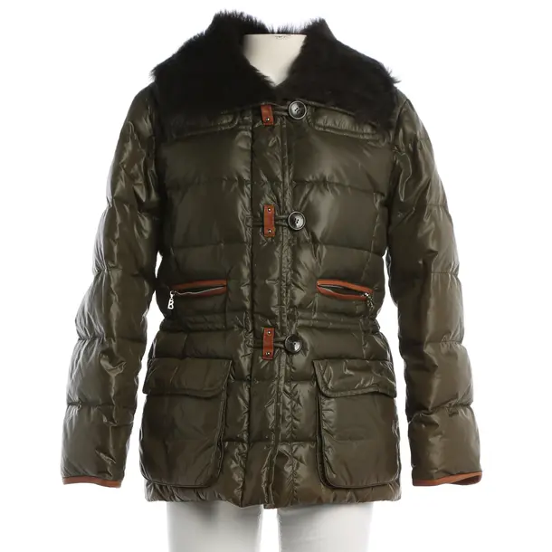 Down Puffer Jacket, in Dark Green, Polyamide, Bogner
