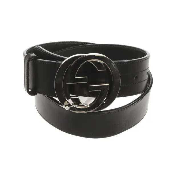 Belt, in Black, Leather, Gucci