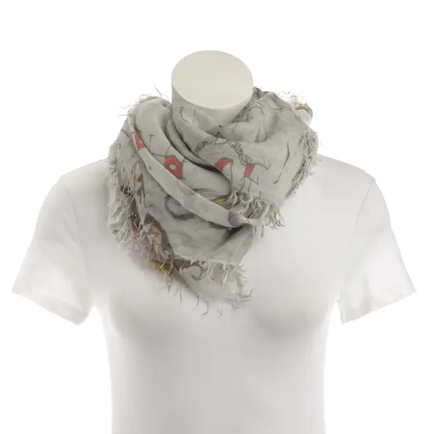 Scarf, in Multicolored, Cotton, Faliero Sarti