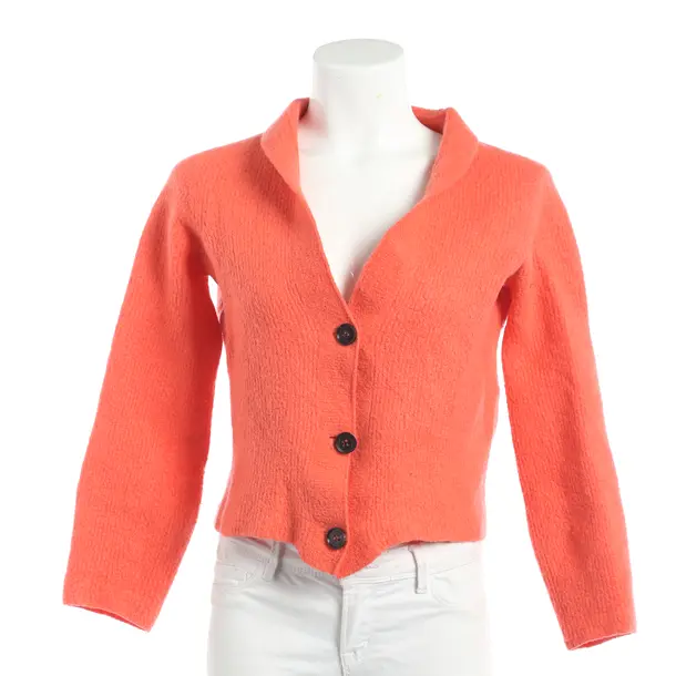 Cardigan, in Light Red, Wool, Marc Cain