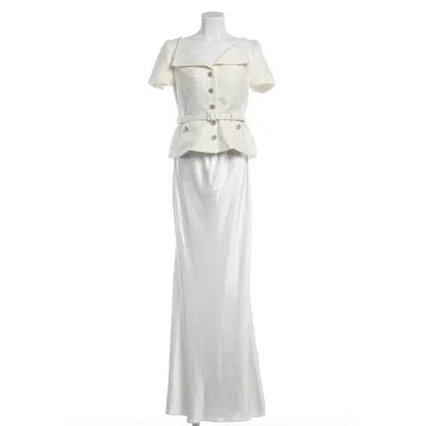 Cocktail Dress, in Cream, Acrylic, self-portrait