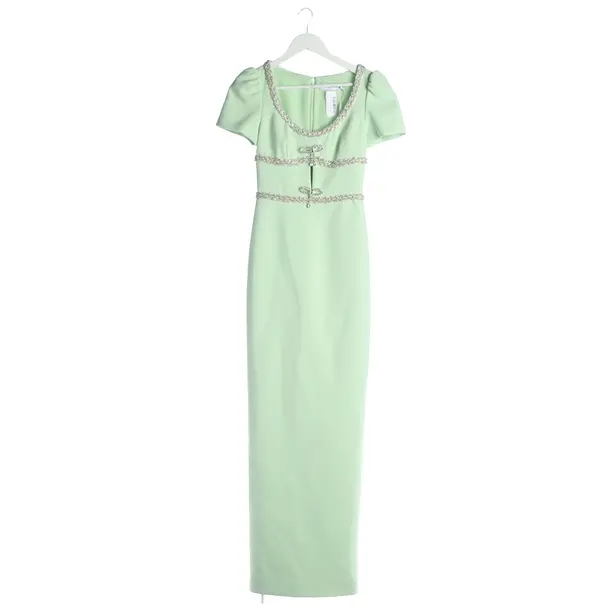 Cocktail Dress, in Light Green, Polyester, self-portrait