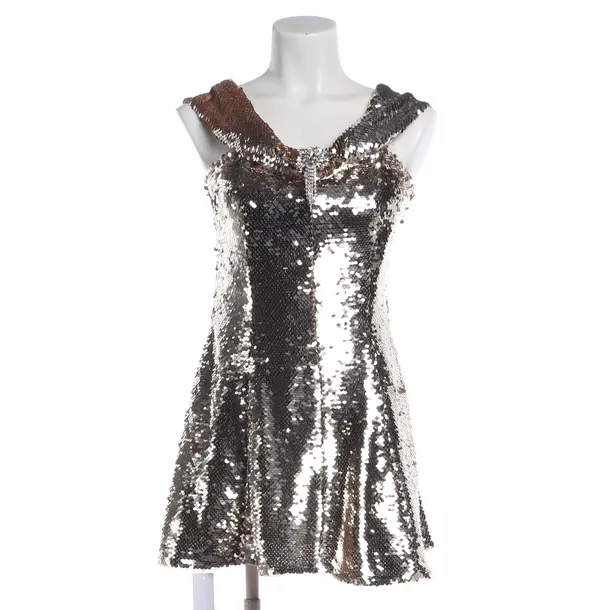 Cocktail Dress, in Gold, Polyester, self-portrait