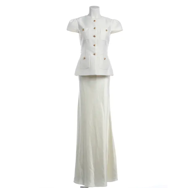 Cocktail Dress, in White, Polyester, self-portrait