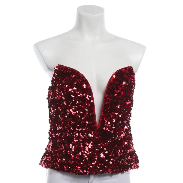Top, in Red, Polyester, self-portrait