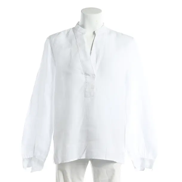 Blouse, in White, Linen, Marc O'Polo