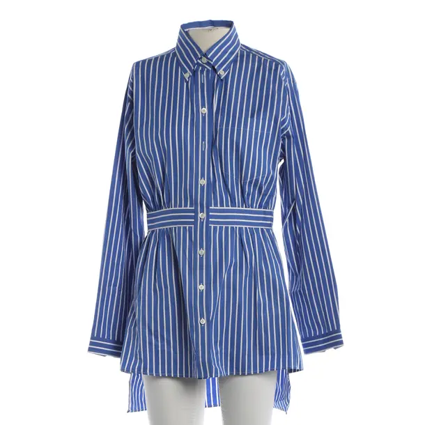 Bluse, in Blau, Baumwolle, Prada