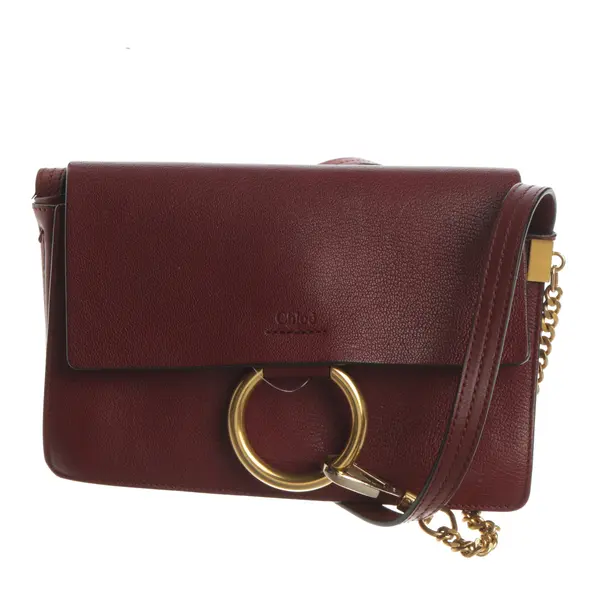 Borsa a cinture a tracolla, in Bordeaux, Pelle, Chloé