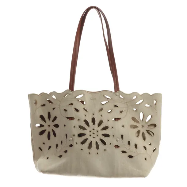 Shopper, in Braun, Baumwolle, Chloé