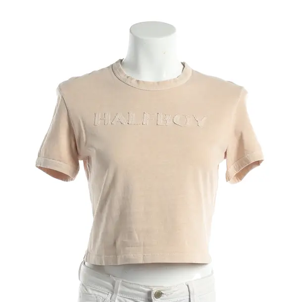 Shirt, in Hellbraun, Baumwolle, Halfboy
