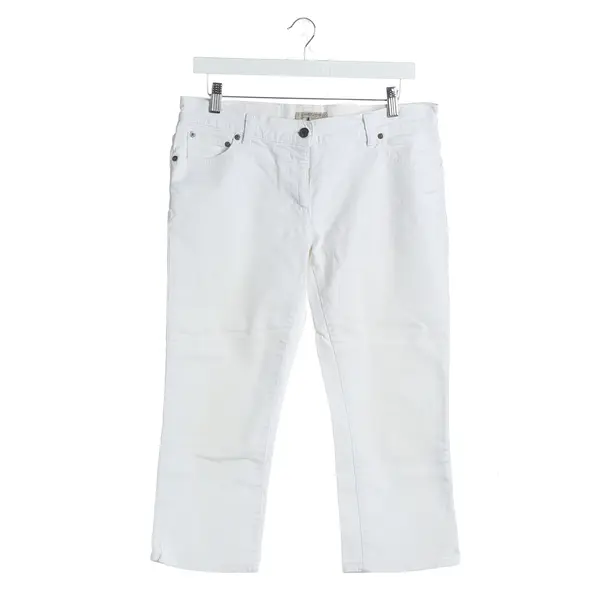 Jeans straight fit, in Bianco, Cotone, Burberry Londra