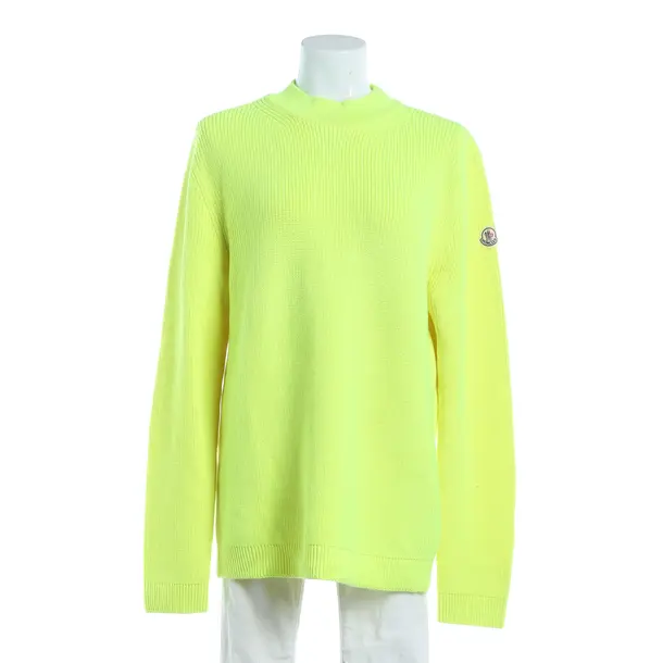 Pullover, in Neon Gelb, Wolle, Moncler