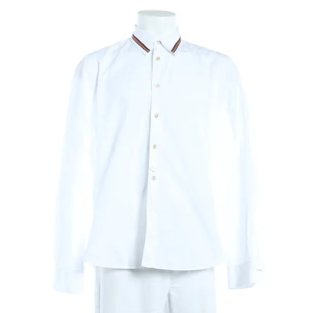 Shirt, in White, Cotton, Paul Smith