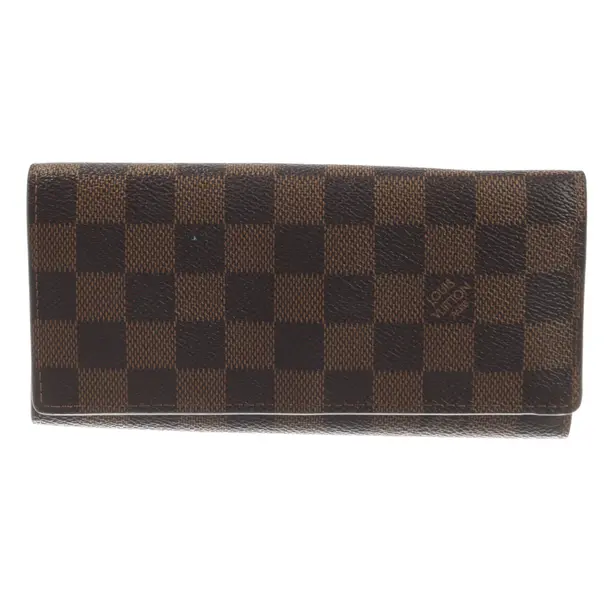Wallet, in Brown, Leather, Louis Vuitton