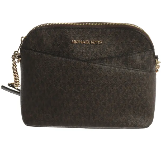Schultertasche, in Braun, Leder, Michael Kors
