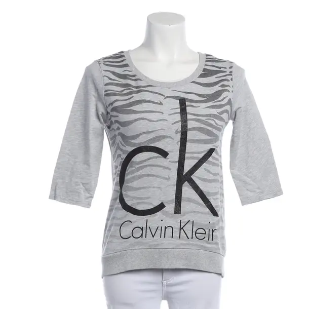 Sweatshirt, in Gray, Cotton, Calvin Klein