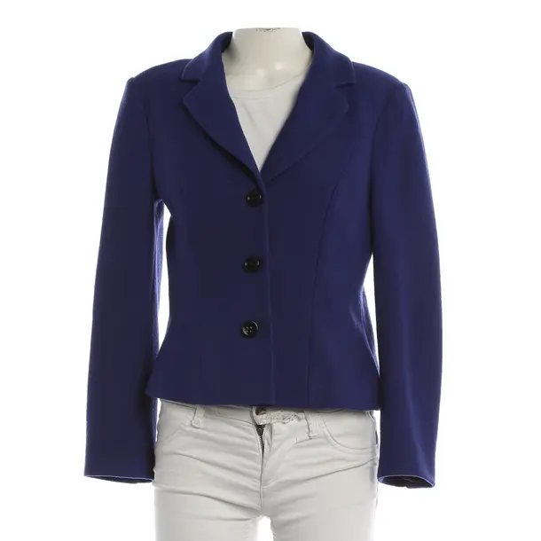 Blazer, in Blue, Wool, Marc Cain