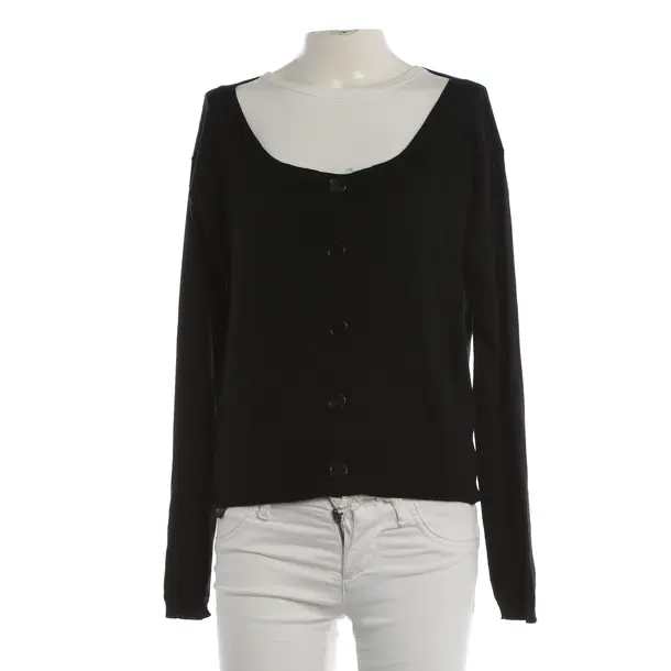 Cardigan, in Black, Wool, Prada