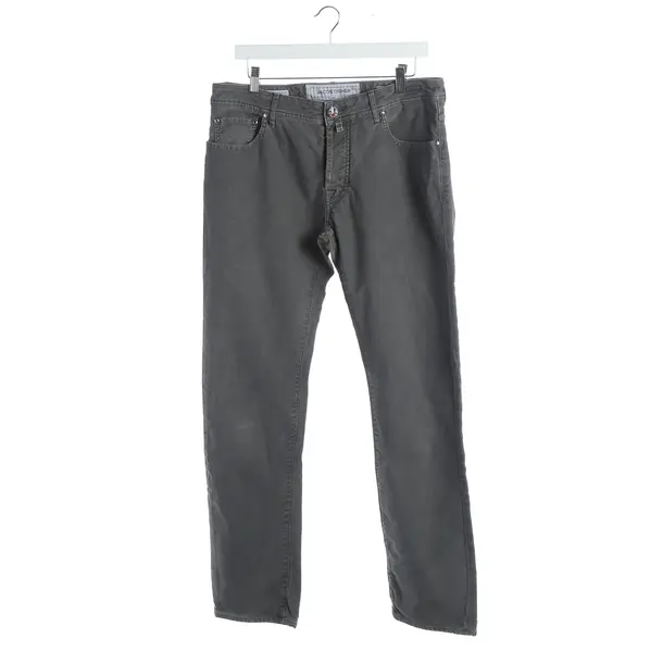 Straight Fit Jeans, in Gray, Cotton, Jacob Cohen