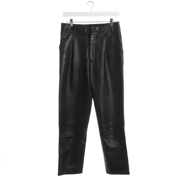Pants, in Black, Leather, Anine Bing