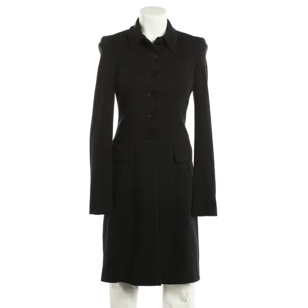 Mid-Season Coat, in Black, Wool, Wolford