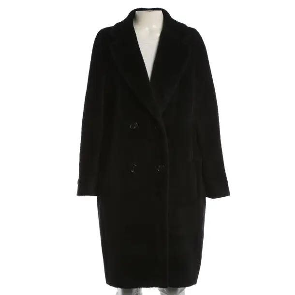 Übergangsmantel, in Schwarz, Wolle, Max Mara