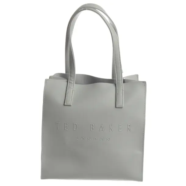 Handbag, in Light Gray, Leather, Ted Baker