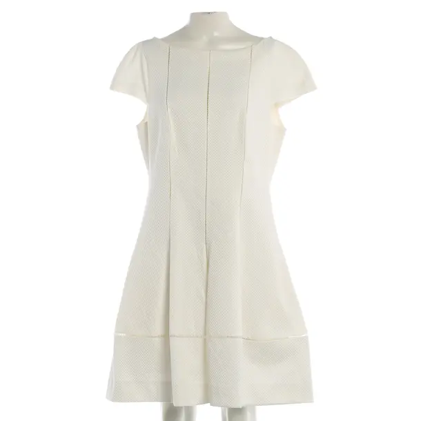 Dress, in White, Polyester, Talbot Runhof