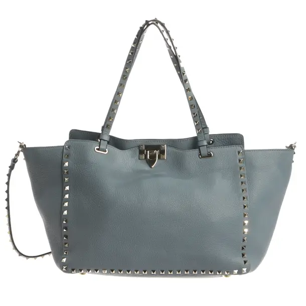 Shopper, in Azzurro, Pelle, Valentino