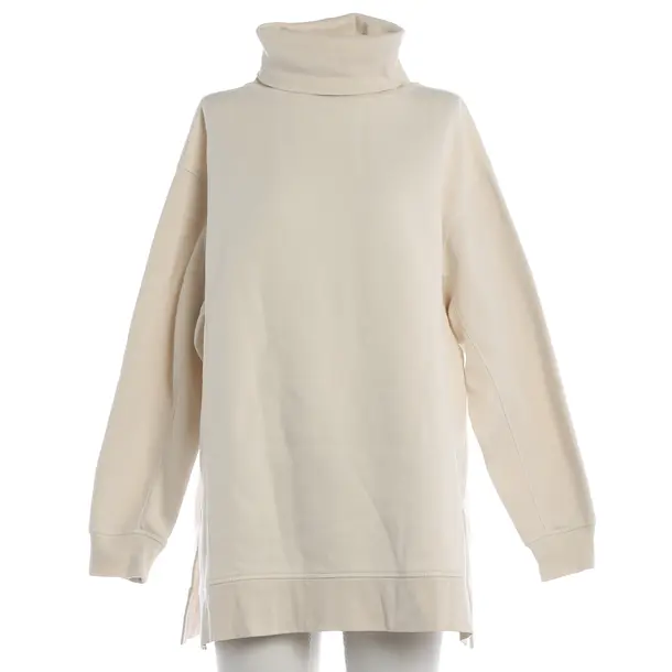 Felpa con cappuccio, in Beige, Cotone, Chiuso